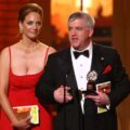 Gregory Jbara accepts the award for Best Performance by a Featured Actor in a Musical for 