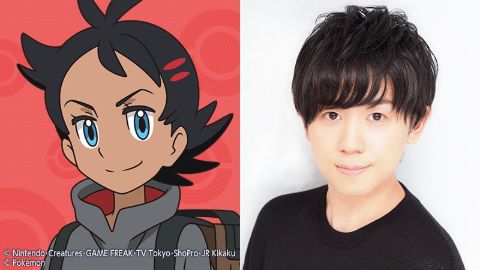 Daiki Yamashita and his Pokemon character, Goh. 