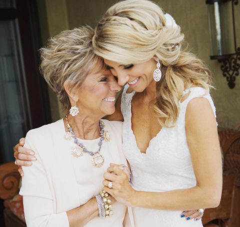 Michelle Beisner-Buck with her mother Mary Wright.
