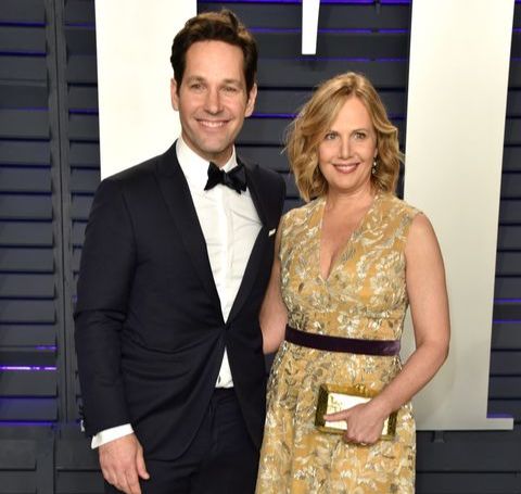 Paul Rudd and Julie Yaeger at an event. 
