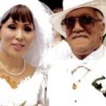 Redd Foxx and Ka Ho Cho's wedding photo from Jet Magazine's Front Cover.